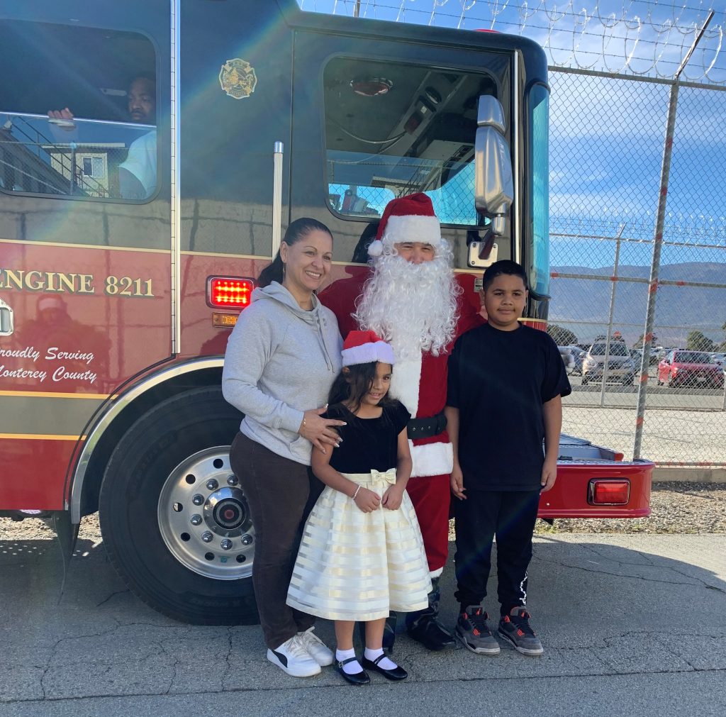 CTF FBB participants with Santa