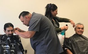 incarcerated receive haircuts at SGV job resource fair