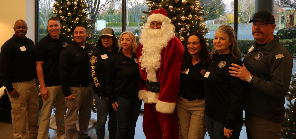 CDCR staff celebrating Christmas