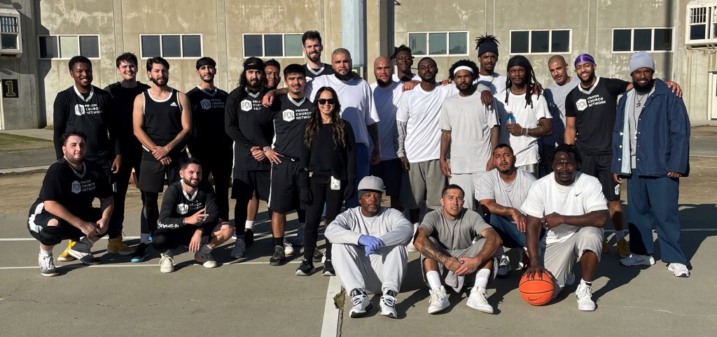 church basketball team visits SAC