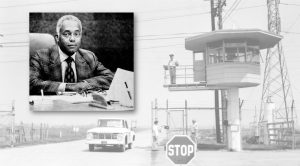 Black History Month portrait of Bertram Griggs when he was appointed the first black warden of California Institution to Men.