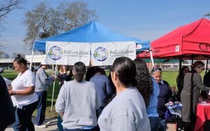 Incarcerated women at resource reentry fairs held at two prisons.