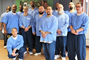 Pelican Bay State Prison incarcerated participants in the 7 Habits program.