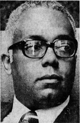 Bertram Griggs with graying hair and glasses when he was warden of California Institution for Men. 