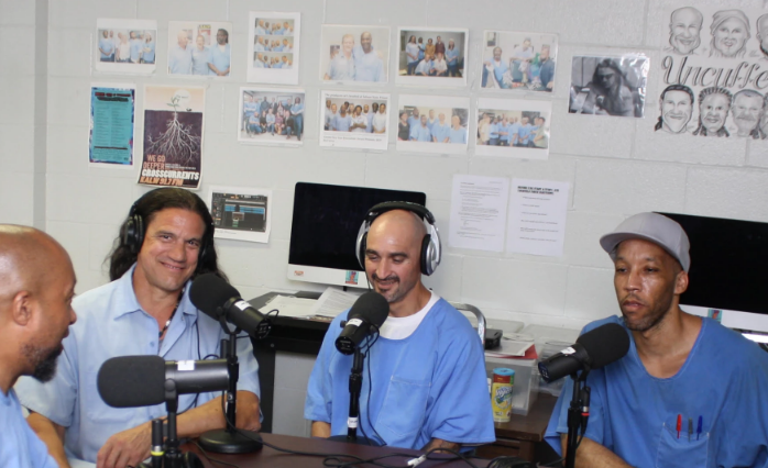 Uncuffed producer being released