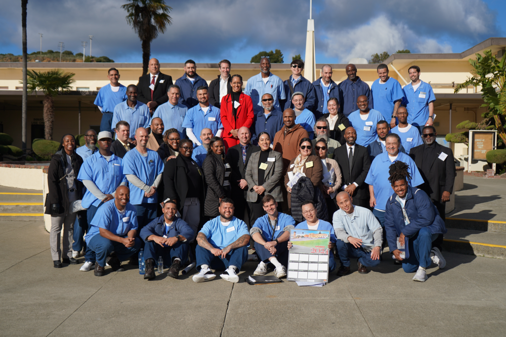 prosecutors in Jenkins office take group picture at SQ forum