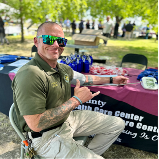 staff at COR wellness fair