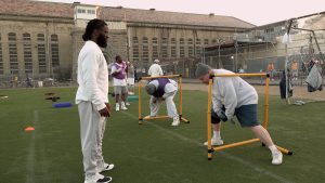 Exercise program at Folsom State Prison to battle diabetes among older incarcerated population.