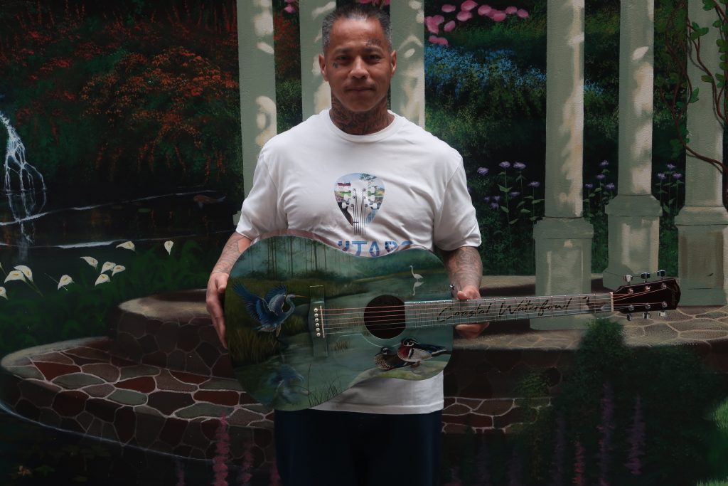 incarcerated with guitar at PBSP