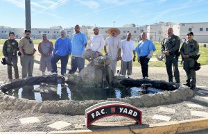 Pleasant Valley water feature at Pleasant Valley State Prison Facility B.