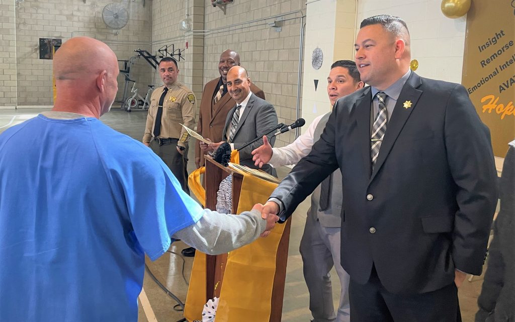 VSP Warden shakes incarcerated hand