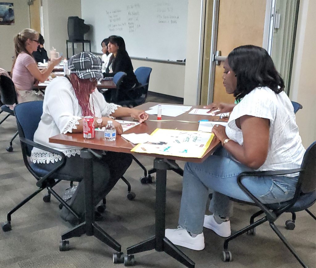 Group of women at a table.