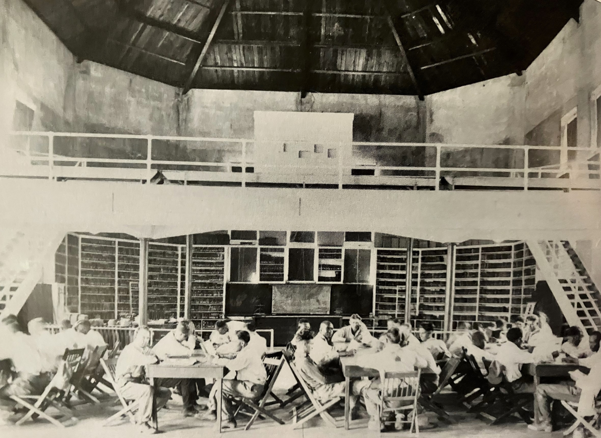 Classroom in Folsom State Prison in the 1920s.
