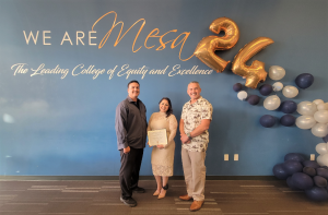 FCRP participant graduates San Diego Mesa College with two parole agents by her side to show support.