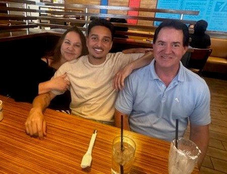 MCRP participant with Mother and Father