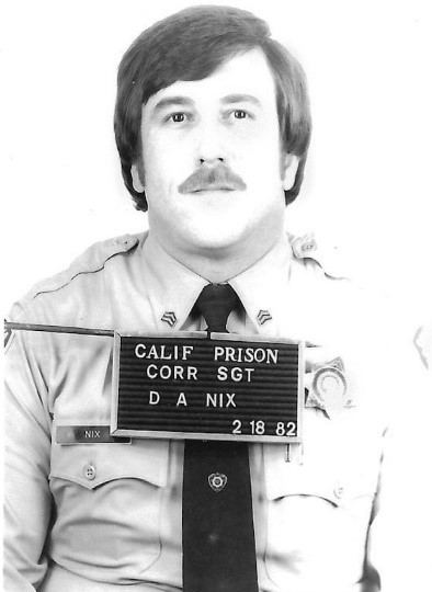 Duane Nix wearing his sergeant uniform at San Quentin in 1982.