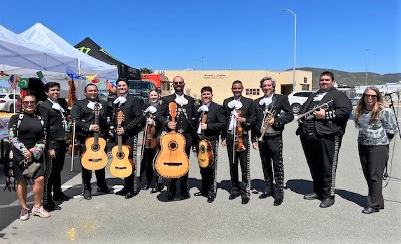 Staff diversity day with a mariachi band at RJD, Richard J. Donovan Correctional Facility.