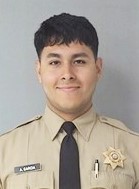 Arturo Garcia wearing his correctional officer uniform.
