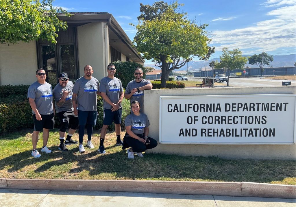 Runners at the CDCR parole office.