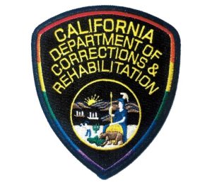 CDCR rainbow patch for Pride Month, authorized for the month of June on approved uniforms.