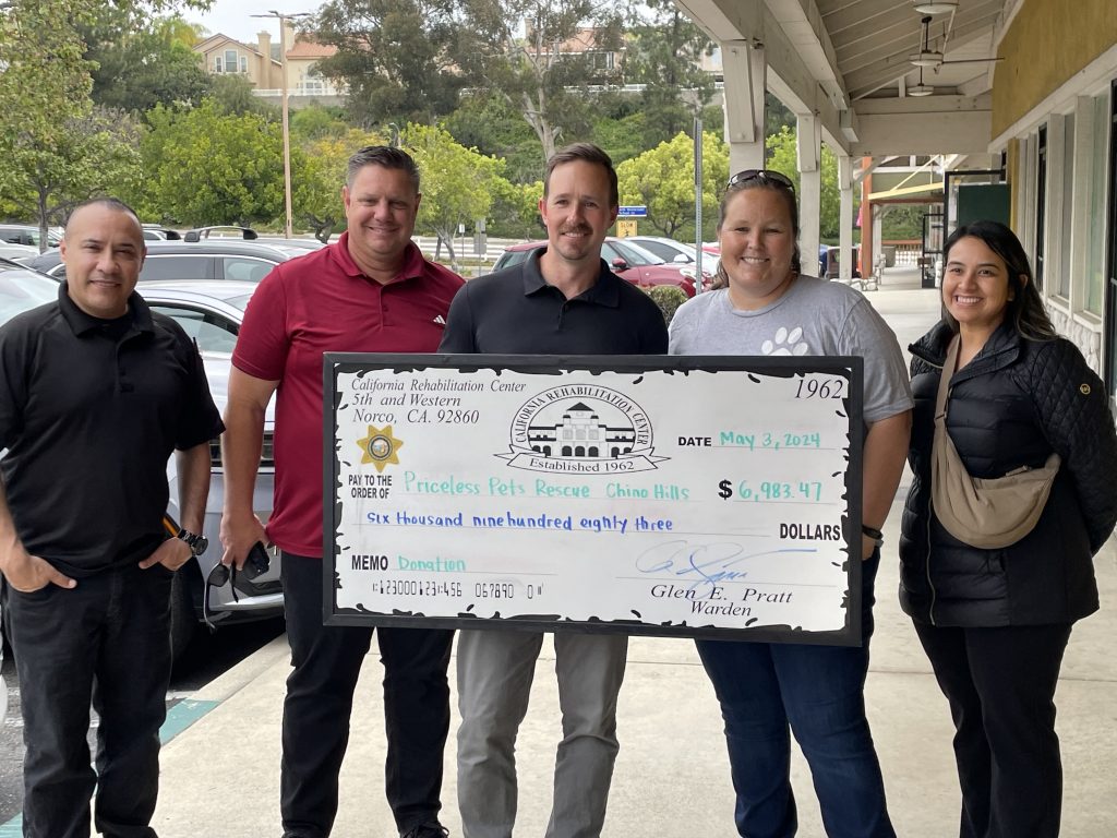 CRC donates to pet organization