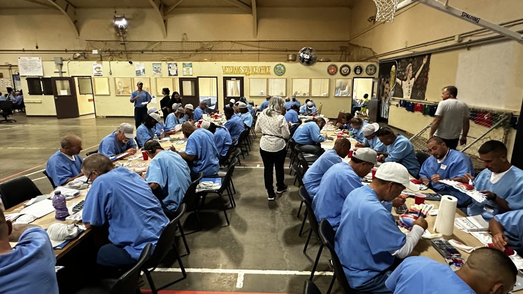 Incarcerated artists at CTF.