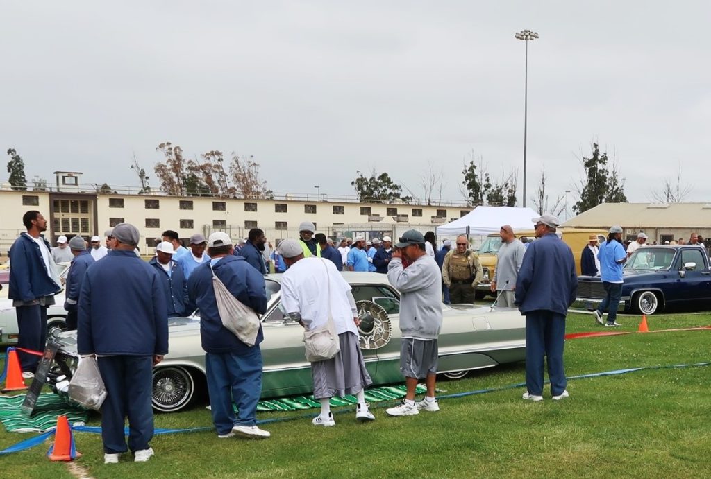 Car show inside a prison at Soledad.