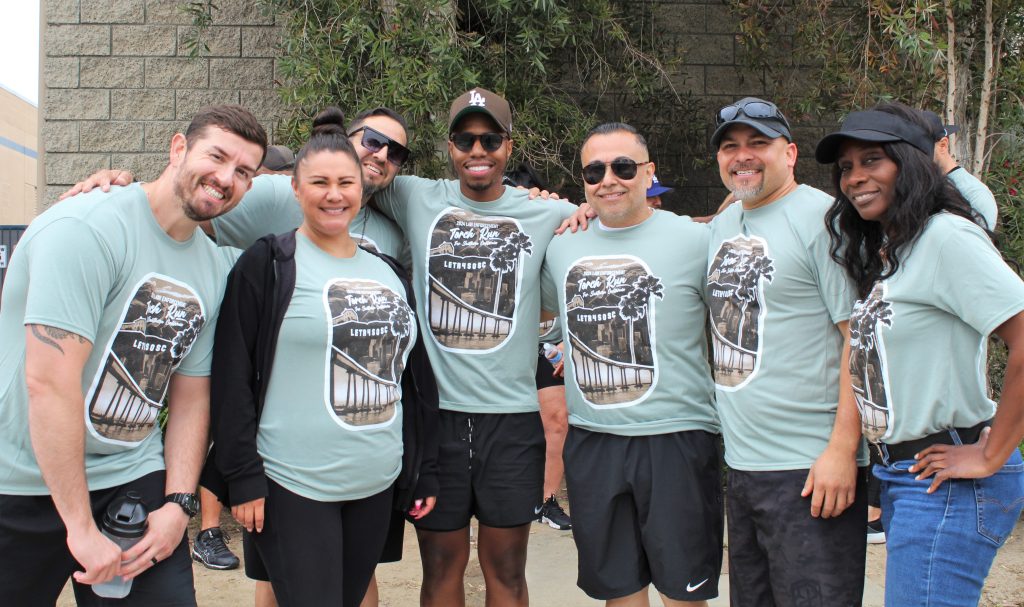Parole staff from El Monte District run for Special Olympics.