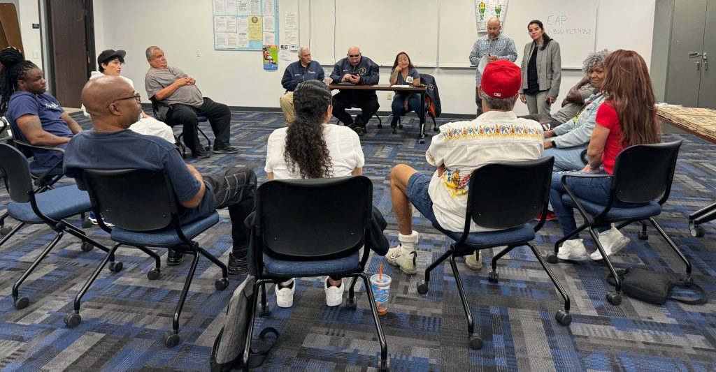 DAPO el monte hosts potluck