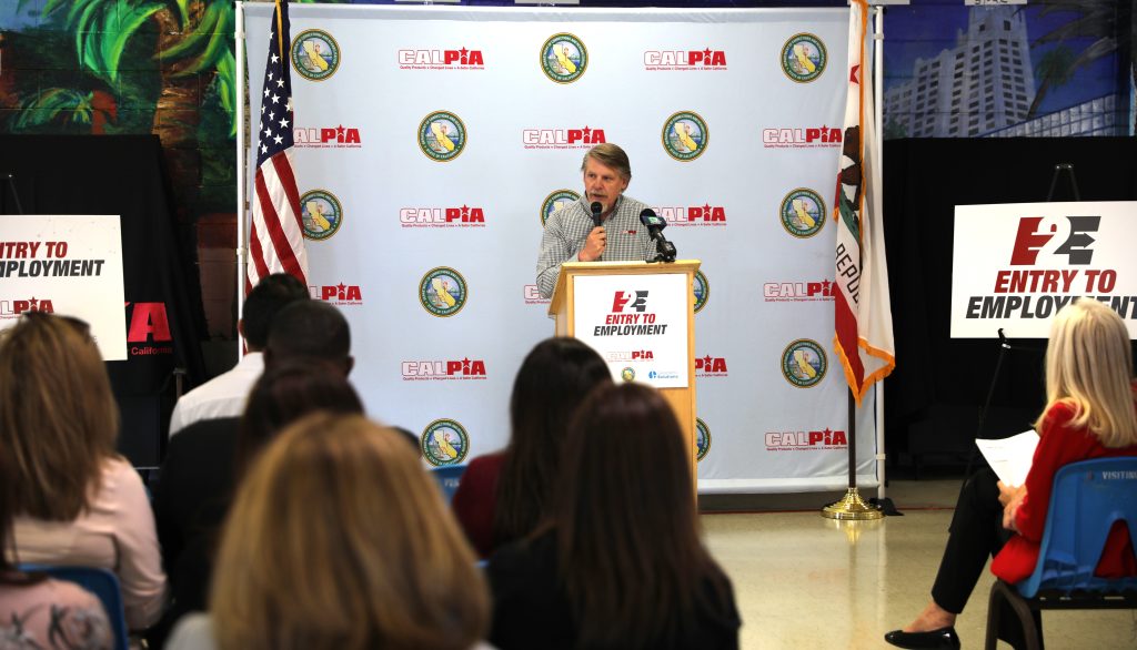 CALPIA general manager talks about the Entry to Employment expansion to all California prisons by next year.