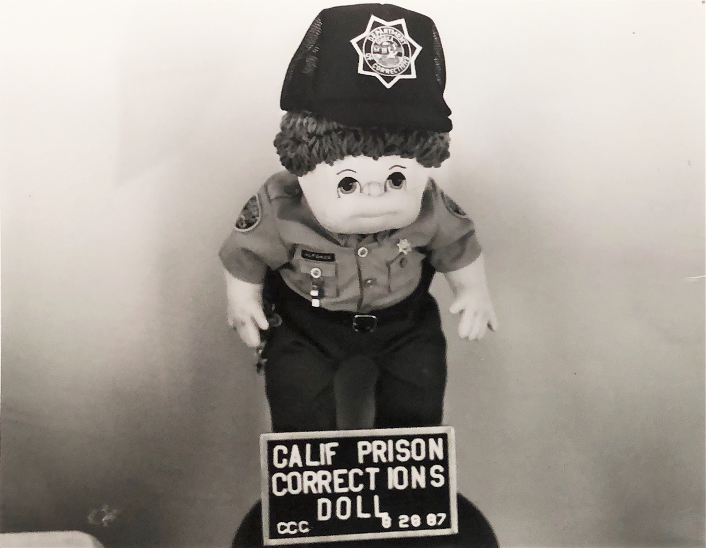 Correctional officer doll.
