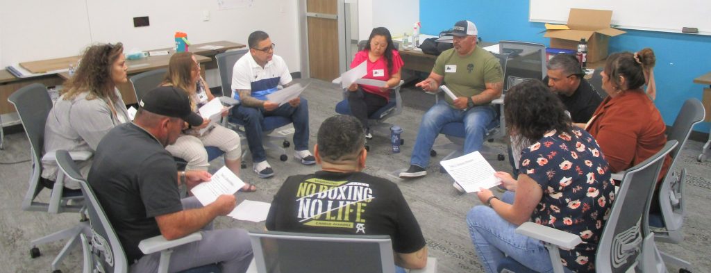 staff from Valley collaborating at DRP cross training