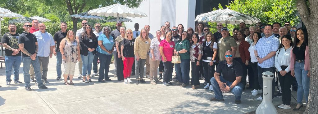 Valley Staff taking a picture at DRP cross training