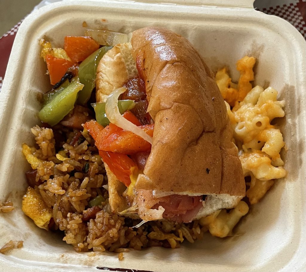 Plate of food for competition 