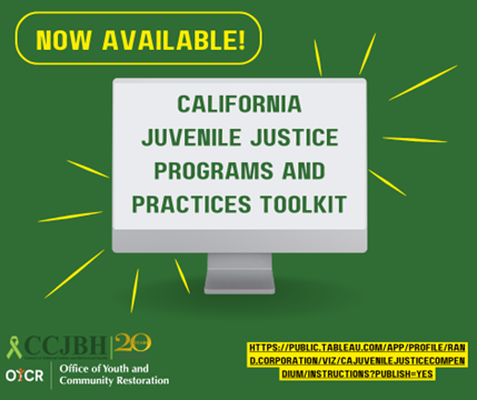 CCJBH juvenile justice toolkit