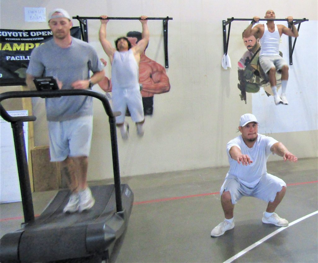 incarcerated people exercising