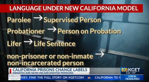 new language approved in CDCR