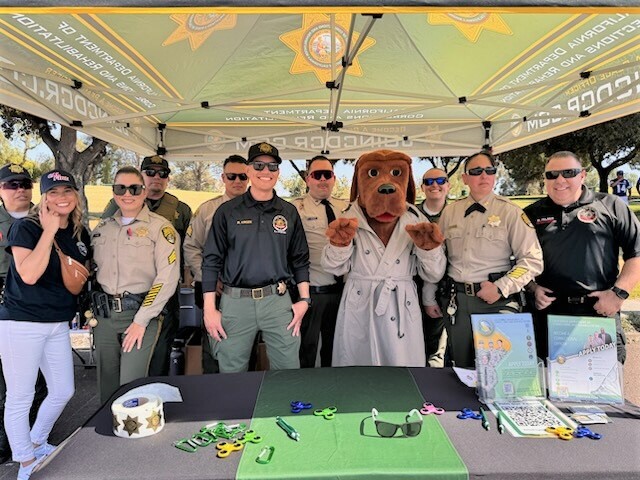 Backpack back-to-school drive with CDCR in San Diego.