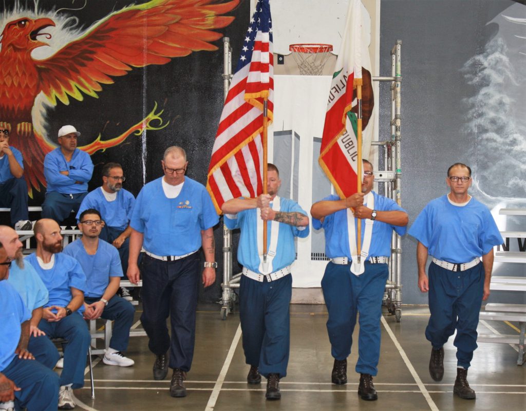 Incarcerated veterans remember 9/11 at Avenal State Prison.