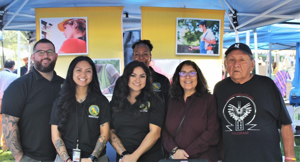 CDCR recruiters at Native American Day at the Capitol.