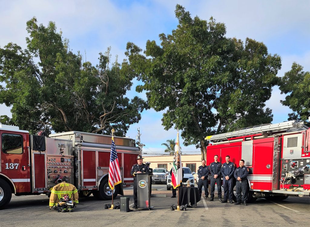 Soledad's Sept. 11 ceremony with the city's police and fire departments.
