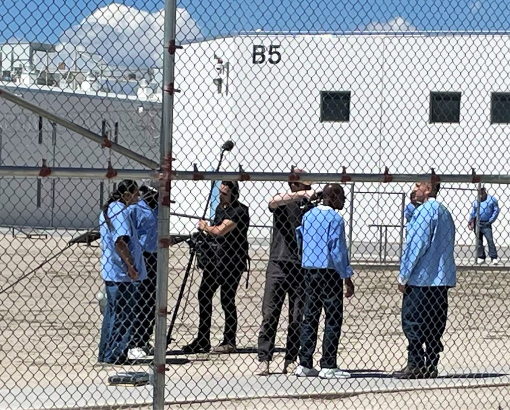 The film crew shadowed members of the Lifers Group to depict daily life inside a high security prison.