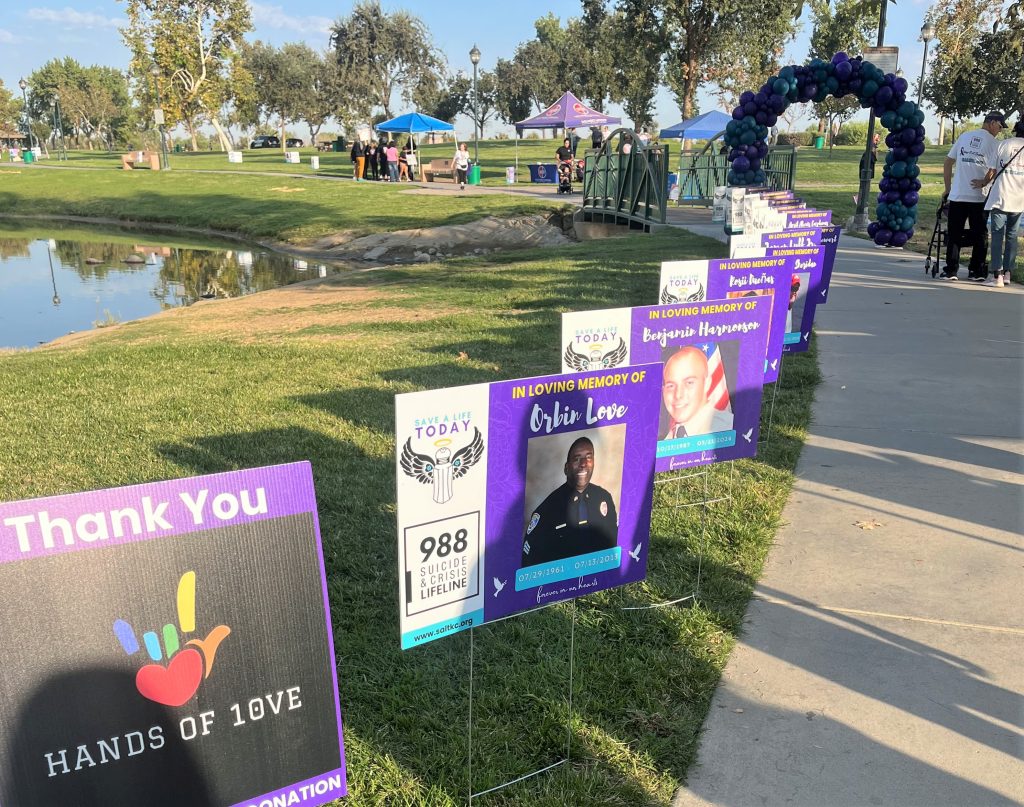 Stomp Out Suicide Walk in Bakersfield had community involvement along with Kern Valley State Prison staff.