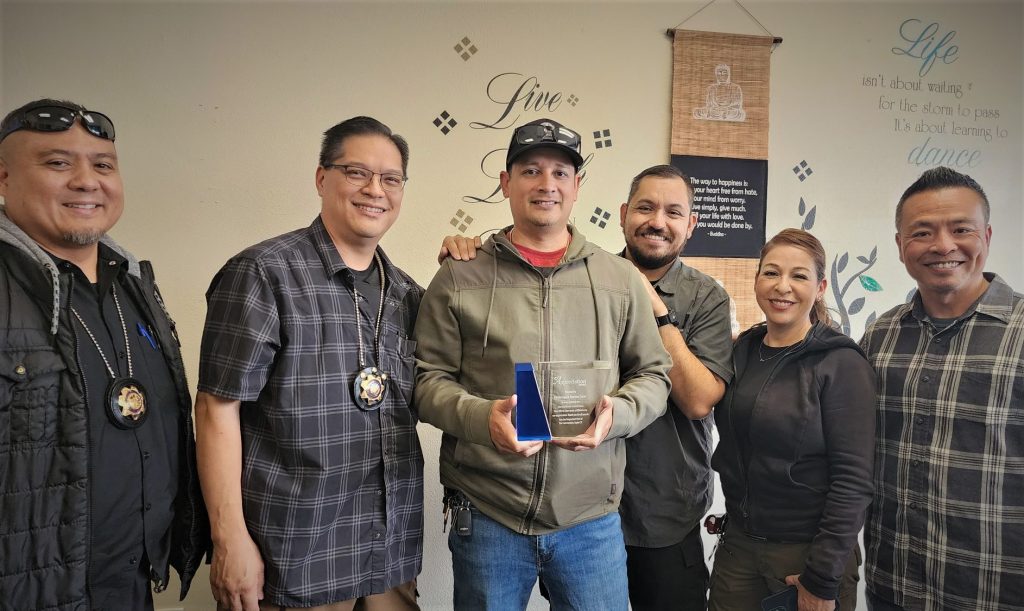 DAPO receives award from GEO reentry services