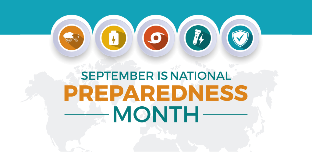 logo for national preparedness month