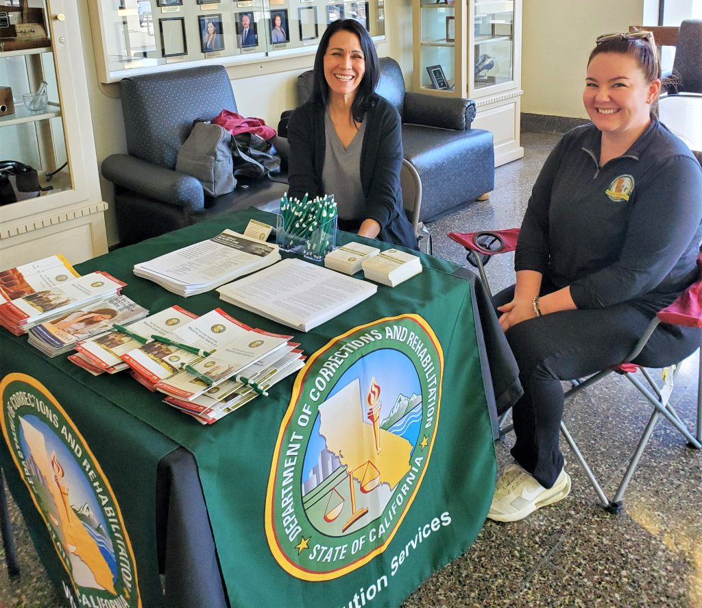 staff from OVSRS sitting at table