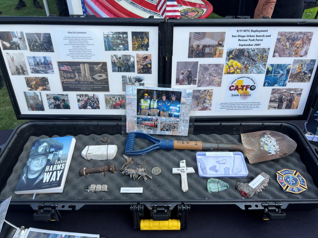 Photos and relics from the Sept. 11, 2001, terror attacks. 