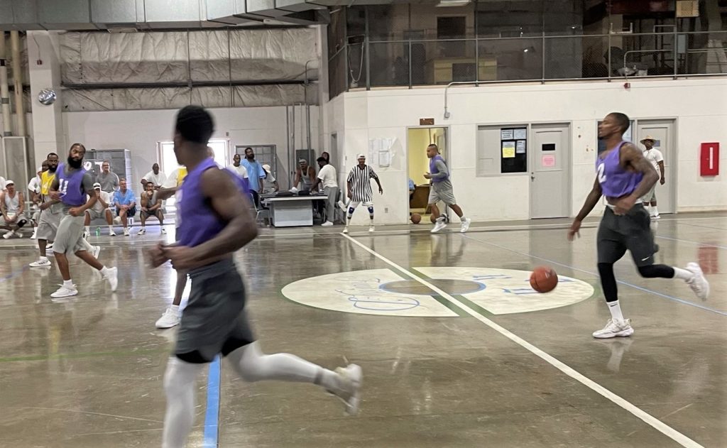 Basketball at RJ Donovan Correctional Facility.