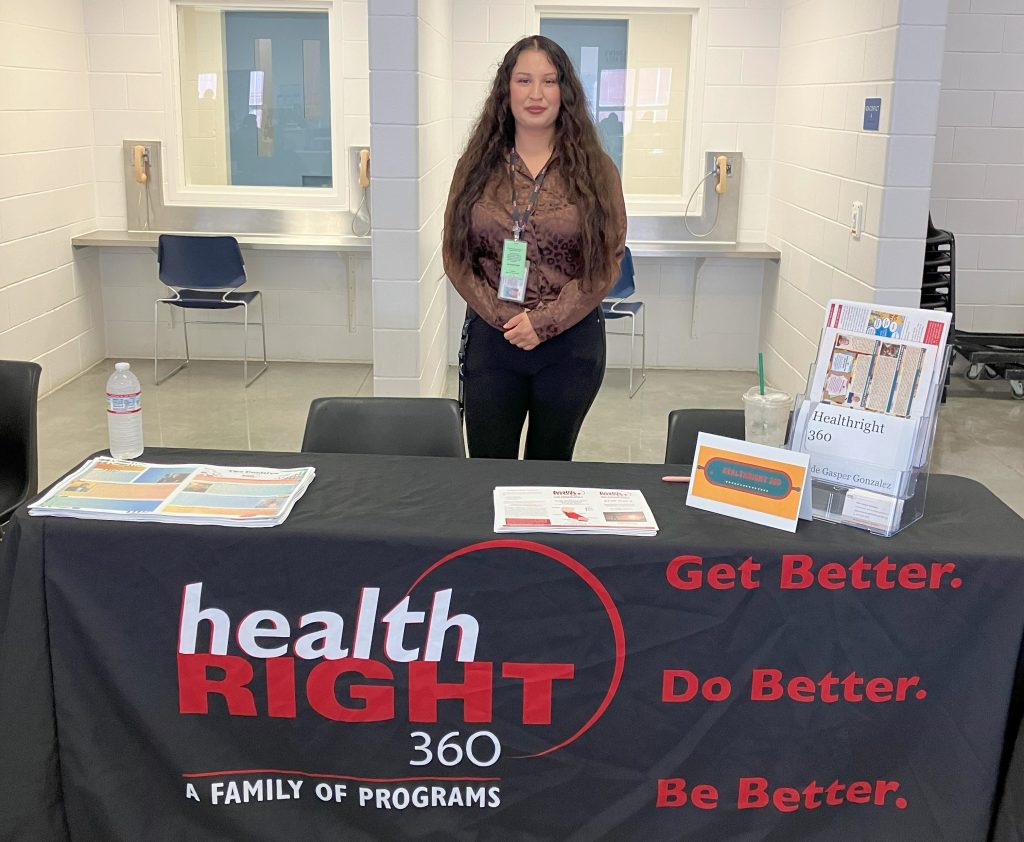 Health Right 360 family of programs at the reentry fair.