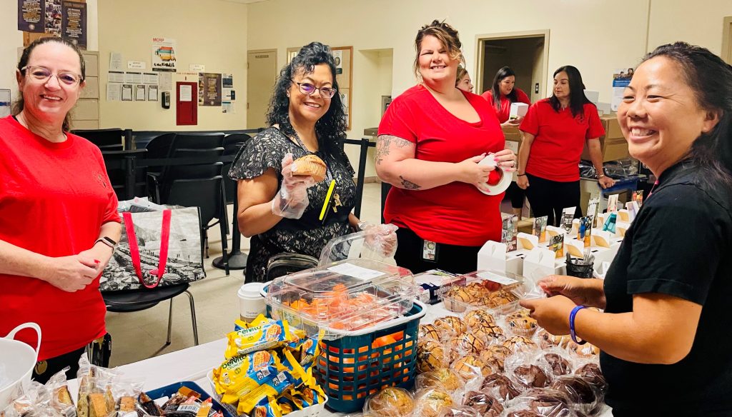 Suicide awareness and 9/11 event with breakfast for staff at Valley State Prison.